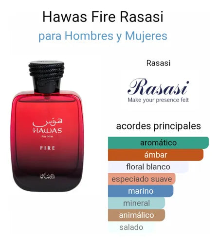 Rasasi Hawas Fire 100 Ml Edp